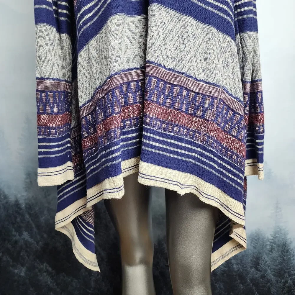 Le Moda Southwestern Aztec Print Multi-Color Cardigan | Women's Medium